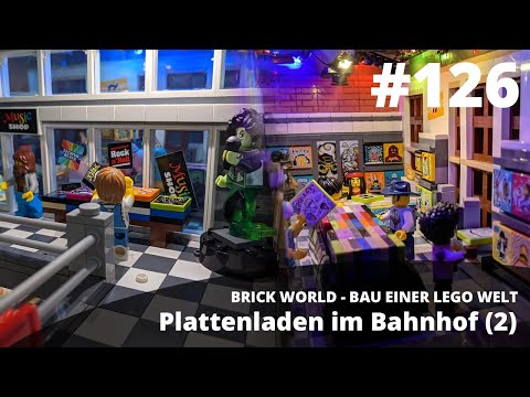 BRICK WORLD LEGO UPDATE (126) - Record Store in the Station (2)