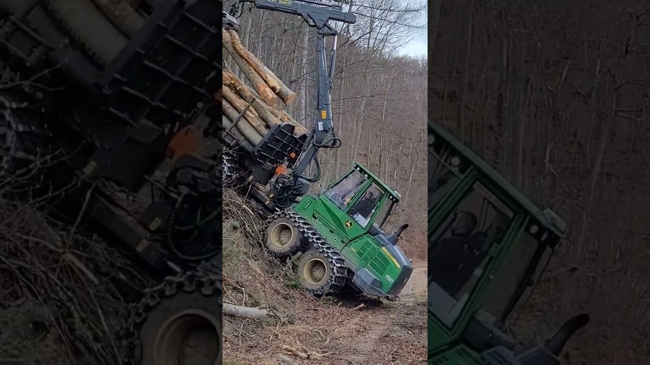 John Deere 1110G & Herzog winch