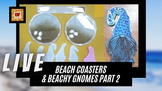 Resin Beach Coasters Part 2 & Finishing Up Other Beach Themed Pieces Plus A Giveaway