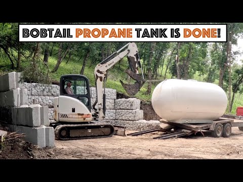#690 - Pressure Tested And Filled Bobtail Propane Tank... Five Years Of Propane For Our Homestead!