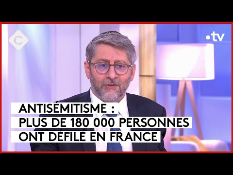 Marche contre l’antisémitisme : débat justifié sur la présence du RN ? - C à vous - 13/11/2023