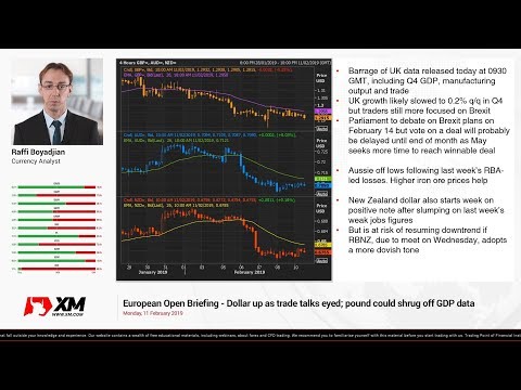 Forex News: 11/02/2019 - Dollar up as trade talks eyed; pound could shrug off GDP data