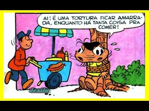 Magali - O controlador de apetite - quadrinhos Turma da Mônica