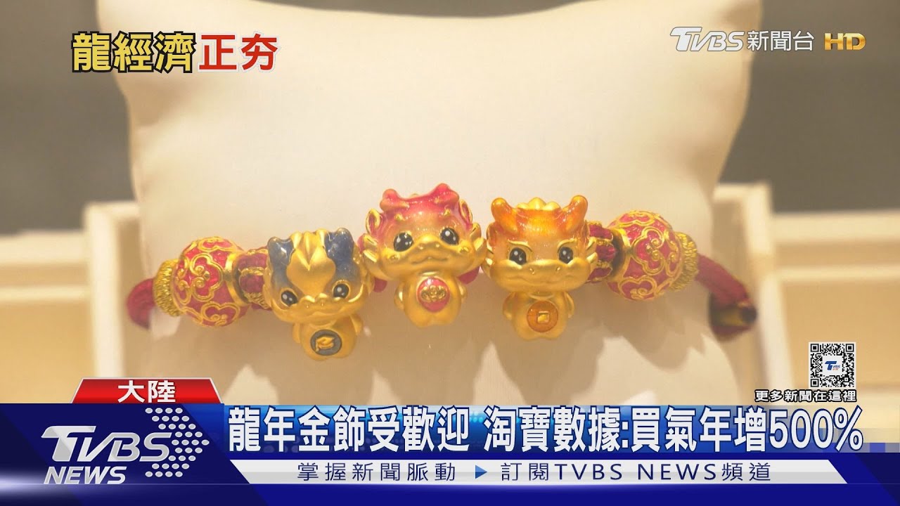 龍年招財!龍圖騰刺青需求增 電商龍紋金飾買氣暴增5倍
