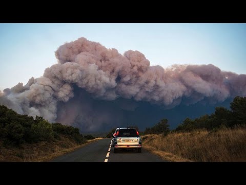 Video Thumbnail: One dead as France battles largest wildfire of this summer in Aude