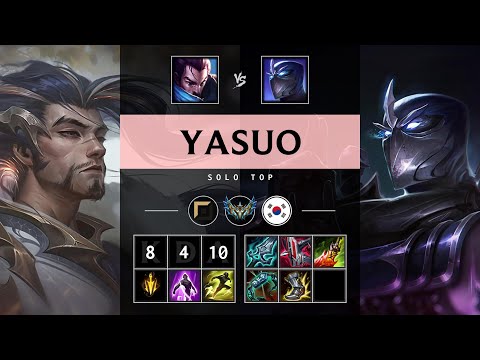 Yasuo Top vs Shen - KR Challenger Patch 25.17