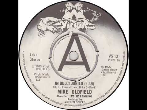 UK New Entry 1975 (318a) Mike Oldfield - In Dulci Jubilo