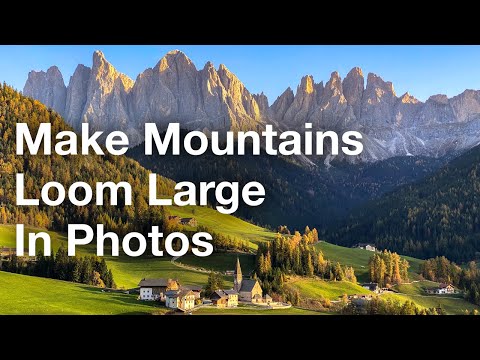 Simple Trick To Make Mountains Loom Large In Your iPhone Photos