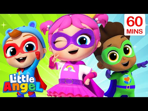 Superhero Song + More Little Angel Kids Songs & Nursery Rhymes