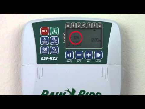 Rain Bird ESP-RZX - Seasonal Adjustment