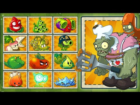 PvZ 2 All Plants With 5 Plant Food VS Summer Nights Team