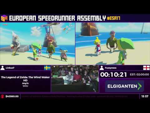 #ESA17 Speedruns - The Legend of Zelda: The Wind Waker HD [Any%] by Fuzzyness and Linkus7