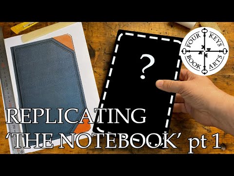 Replicating 'The Notebook' Part 1: Planning, Folding Signatures, Cutting Boards, Sewing and Trimming