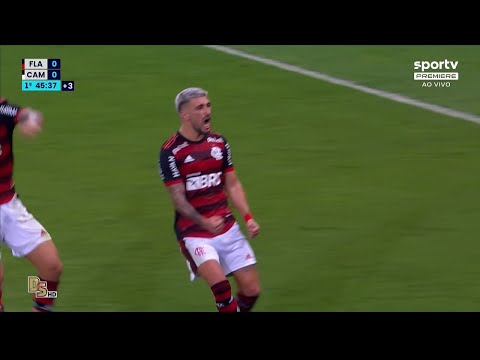 1º Gol de Arrascaeta - Flamengo 2 x 0 Atlético Mineiro - Copa do Brasil 2022