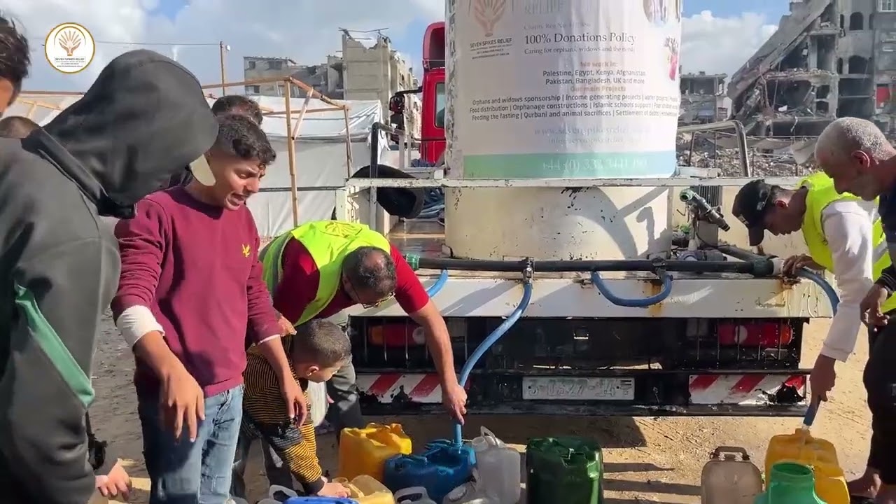 Water Tanks Distribution (229) for the Displaced families in Gaza