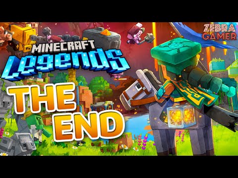Zebra Gamer - The End! The Great Hog Final Boss! - Minecraft Legends Gameplay Walkthrough Part 13