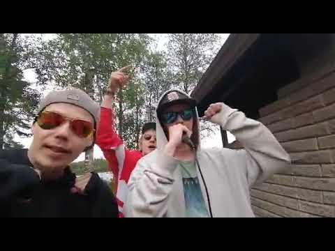 Kod3 -  siniset puvut Feat.Rajotus (live)