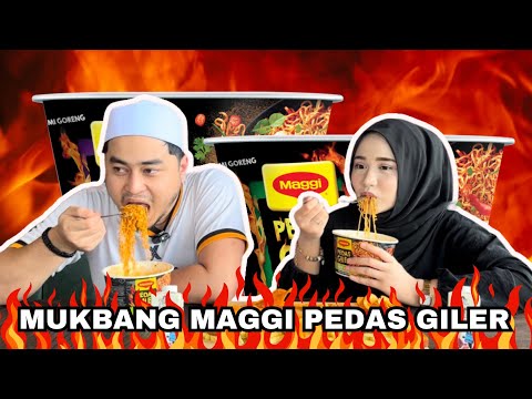 MUKBANG MAGGI PEDAS GILER!!! AFIQ TEWAS?!?