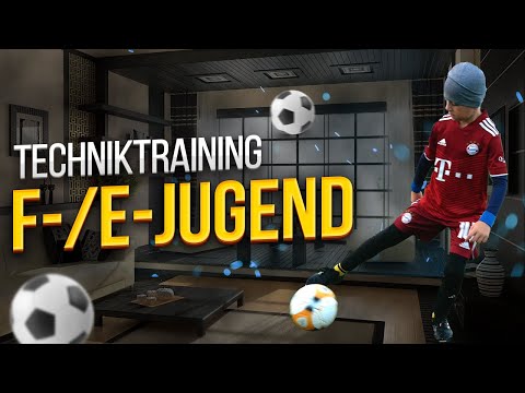 Techniktraining zuhause F Jugend und E Jugend
