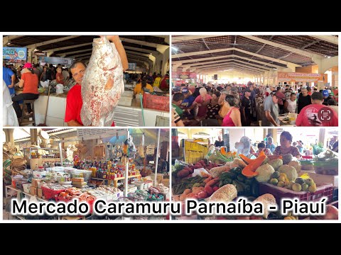 CONHEÇA O MERCADO MUNICIPAL DA CARAMURU EM PARNAÍBA NO PIAUÍ. FERIADO SEMANA SANTA.  02/04/2026