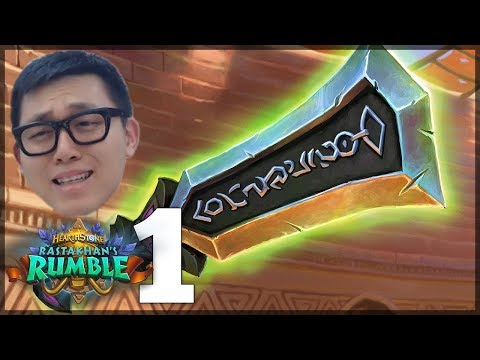 Insane Warrior Deck Starting 100 in 10! P1 | Amaz Hearthstone