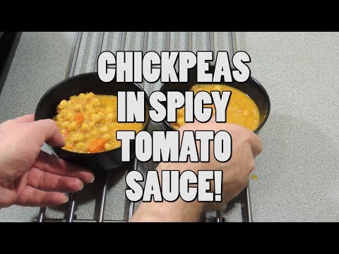 Chickpeas in Spicy Tomato Sauce - Indian Recipe - Cook with KP SE4 EP01