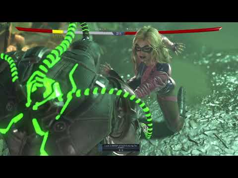 Bane versus Black Canary Injustice 2 CPU vs CPU