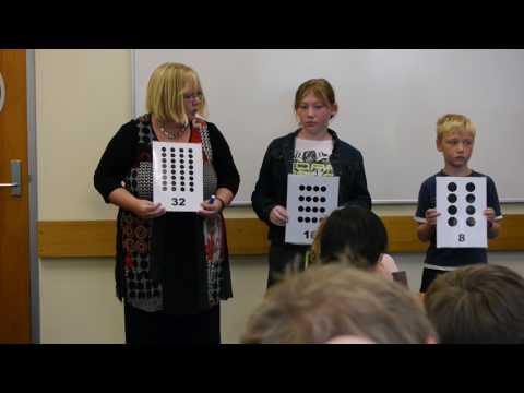 CS Unplugged - Binary digits (sample classroom lesson)