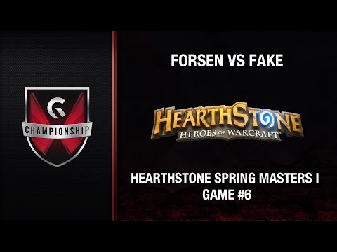 Forsen vs Fake - GC's 2015 Hearthstone Spring Masters I (Game #6)