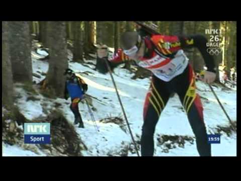 Marco Morgenstern collapses - Pokljuka relay 2001
