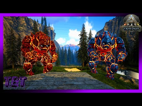 Taming A Max Level X Rock Elemental By Shooting It In The Face!  ARK Fjordur Let's Play Ep. 57