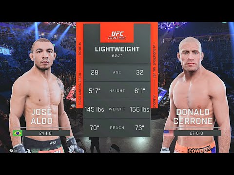 "UFC 179" José Aldo Vs. "UFC 187" Donald Cerrone : EA Sports UFC 5 Simulations : UFC 5 (PS5)