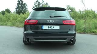 Video: Fox Edelstahl Duplex Sportauspuff Audi A6 4G quattro Typ C7