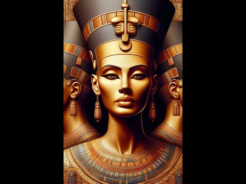 Nefertiti - the beautiful woman has come #history #Egypt history #AI Epochs Explorer Shorts video