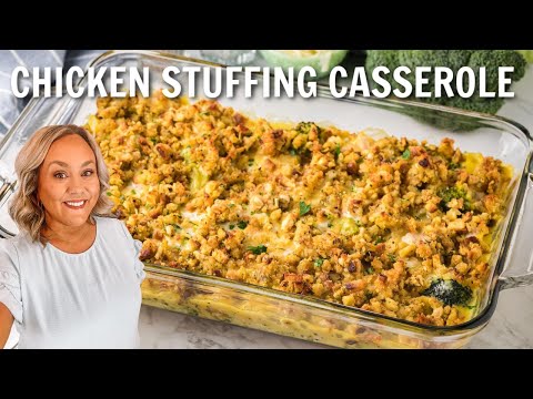 Chicken Stuffing Casserole | Easy Weeknight Dinner Recipe!