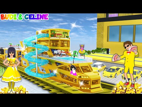 Yuta Mio Bocil Kaya Punya Kereta Baru Bertingkat 5 🥳 | Ada Pantai Dan Perosotan Di Kereta | Sakura