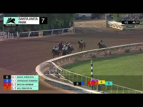 Smitten by Kitten wins Race 7 on Sunday February 20, 2022 at Santa Anita Park