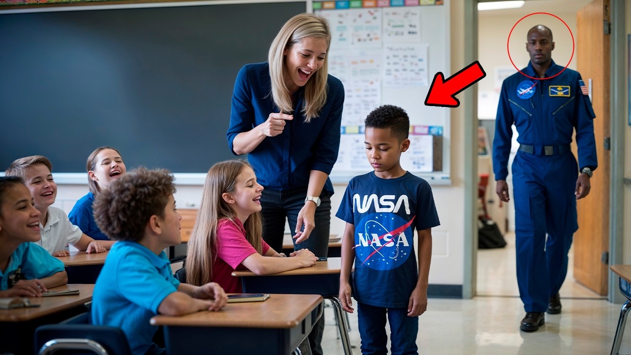 Teacher Laughs at Black Boy Who Says His Dad Works at NASA — Then His Father Walks Into the Room
