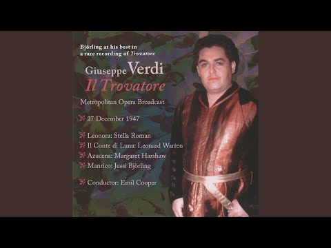 Il trovatore: Act IV: Madre … non dormi? (Manrico, Azucena)