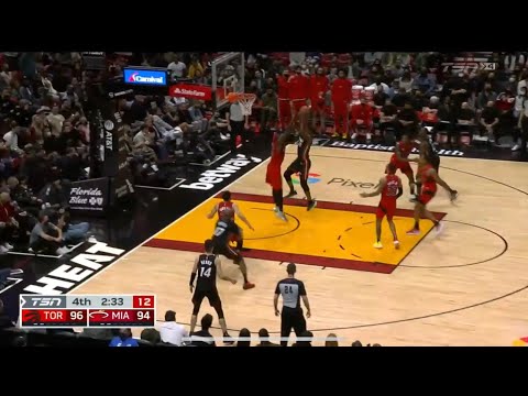 Pascal Siakim blocks Jimmy Butler twice consecutively!