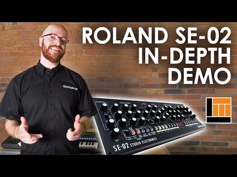 Roland SE-02 Boutique Analog Mono Synth [In-Depth Demonstration]