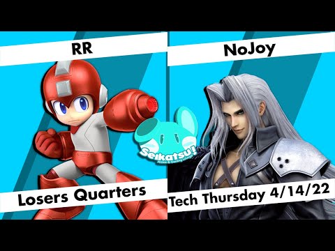RR (Mega Man) vs NoJoy (Sephiroth, Steve) - LQF - Tech Thursday 4/14/22 - Seikatsu