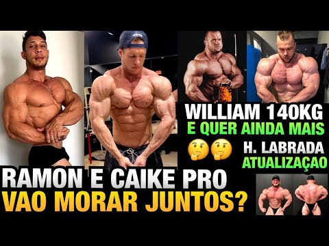 RAMON E CAIKE VIVENDO NO MESMO LOCAL - WILLIAM COM 140KG NO OFF + Lucas Pinheiro, Labrada e mais