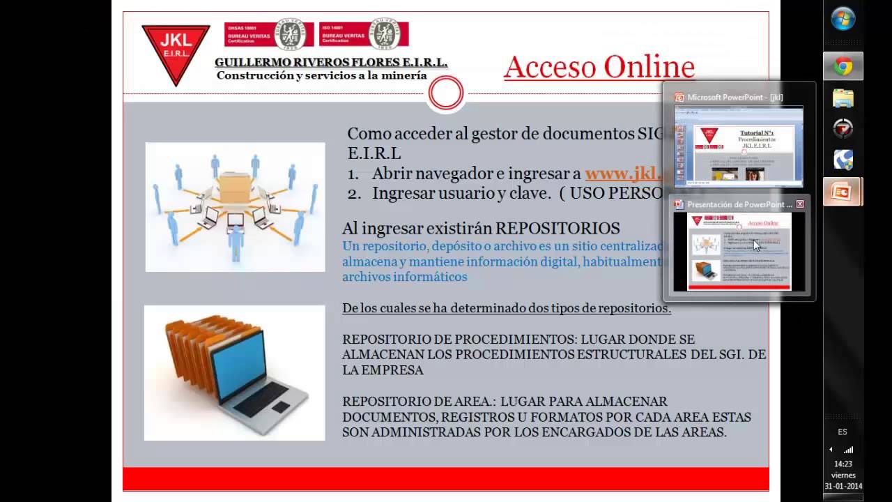 TUTORIAL PROCEDIMIENTO CONTROL DE DOCUMENTOS Y REGISTROS JKL  PARTE 1