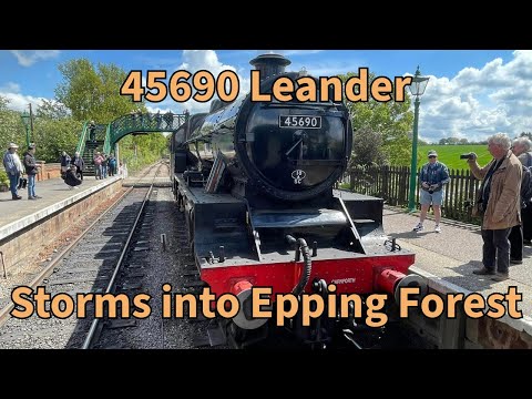 LMS Jubilee 45690 Leander Storms Into Epping Forest