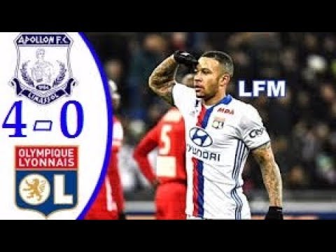 LYON VS APOLLON LIMASSOL : 4-0 / All Goals & Hightlights / Europa League 23.11.2017
