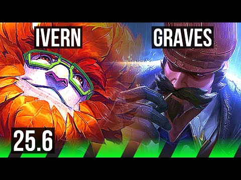 IVERN vs GRAVES (JGL) | 1/0/12 | EUW Diamond | 25.6
