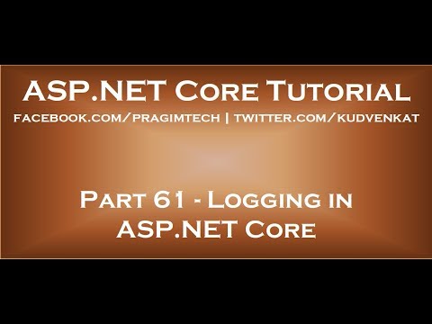 ASP NET Core Tutorial