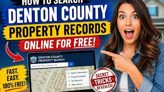 How to search Denton County property records online for free