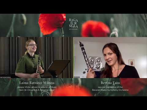 Live clarinet masterclass with Bettina Faiss | RJ Online Music Academy - Masterclass #18